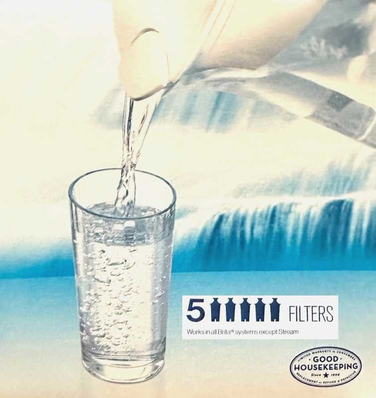 Brita Replacement Water Filters, 5-pack